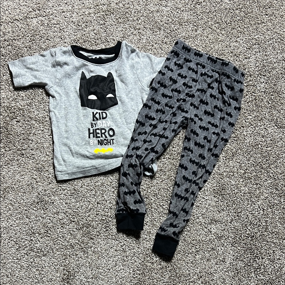 DC Batman Gray and Black Shirt